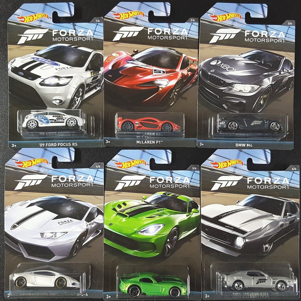 forza motorsport hot wheels set