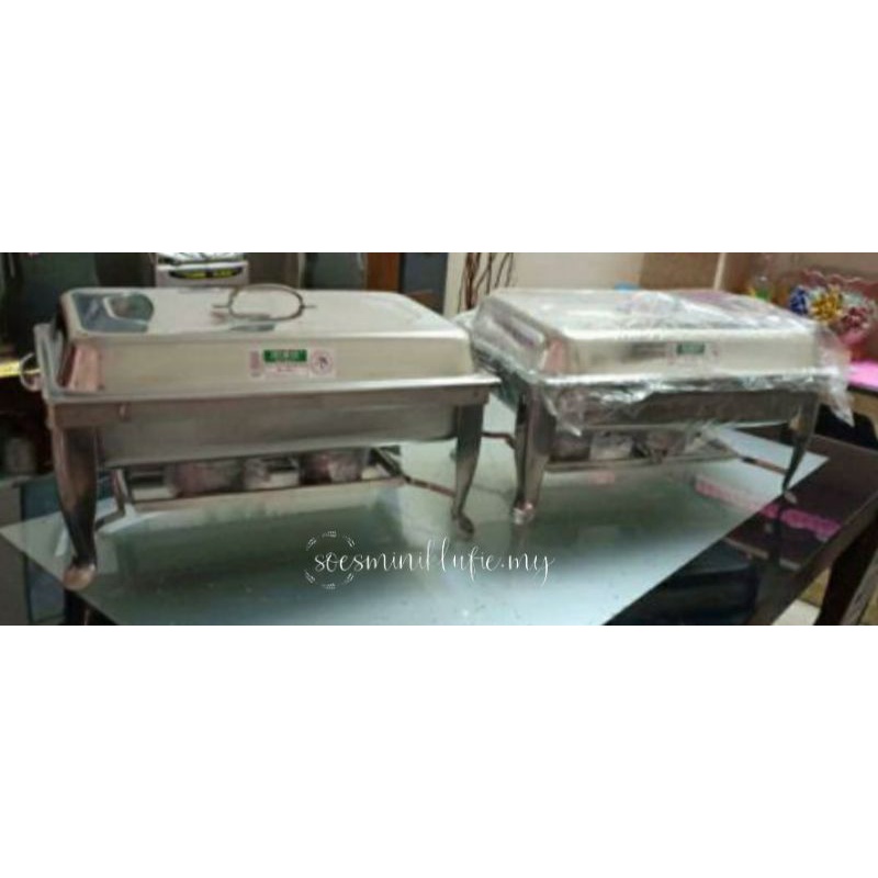 Full size chafing dish 18.0(Horse) buffet set catering  berkas lauk buffet tray  function food tray jamuan tray