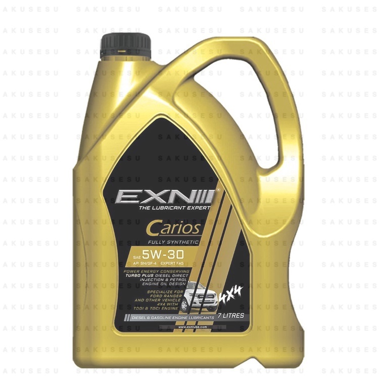 EXN Carios SAE 5W30 PAO & Turbotech Plus Fully Synthetic Engine Oil