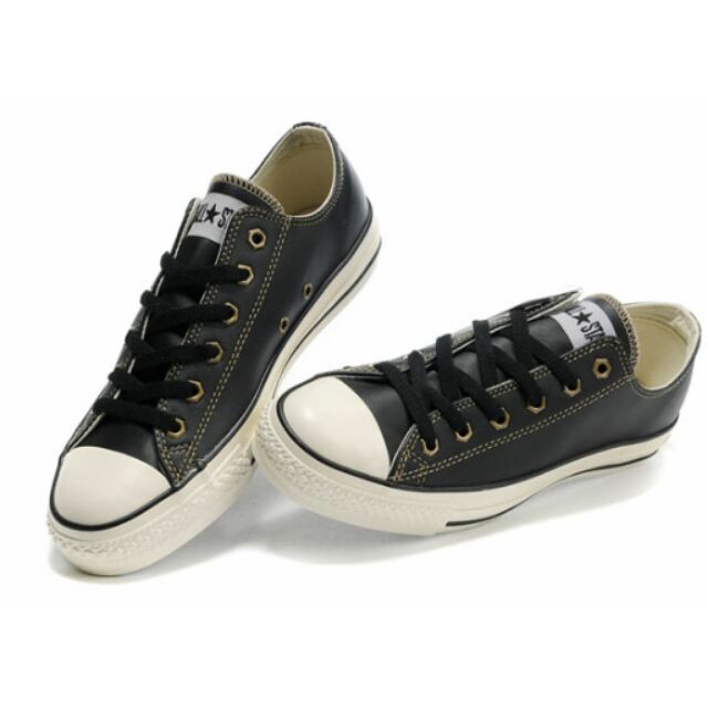 converse low cut leather