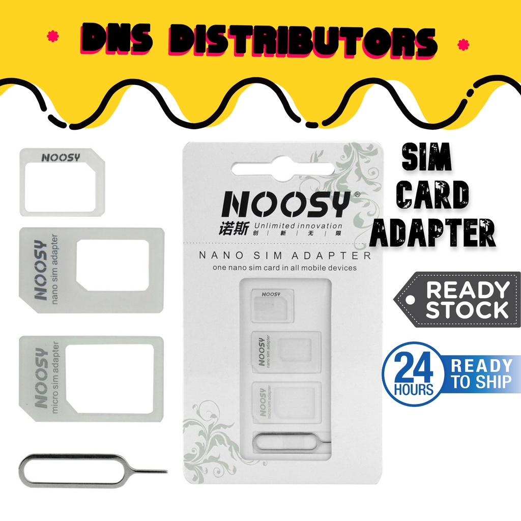 SIM Card Adapter 4 In 1 Micro Sim Card Nano Adapter Sim Adaptor For All Type Modem and Smart Phone Travel Sim Adaptor