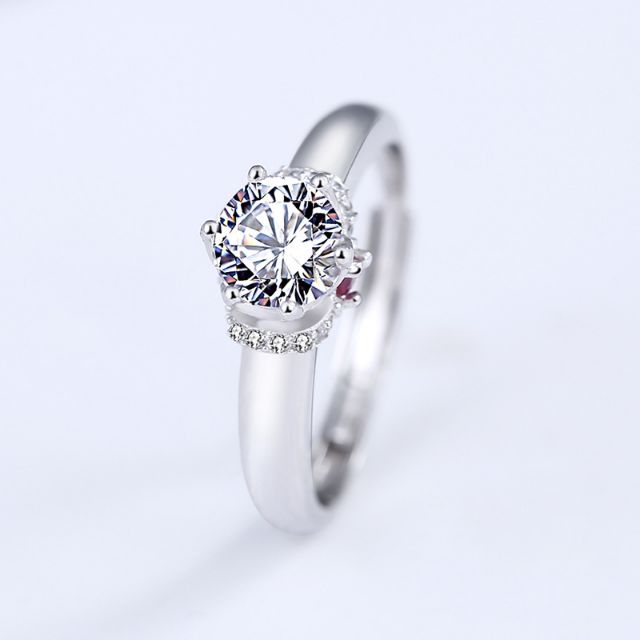 Ready Stock Women Ring Adjustable Size Cincin Perempuan 925 Silver Ladies Rings