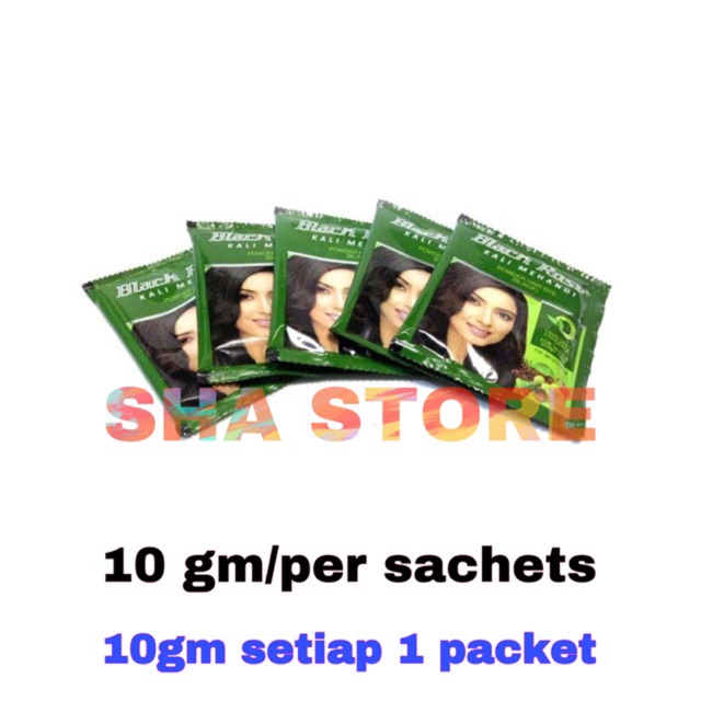 Black Rose Henna Hair Dye/Inai Rambut 10gm per pouches | Shopee Malaysia