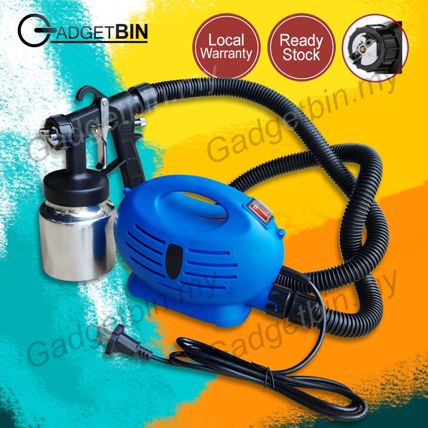 Dimam Paint Zoom Plus Electric Spray Gun Upgraded Copper Nozzle Aluminium Container Shopee