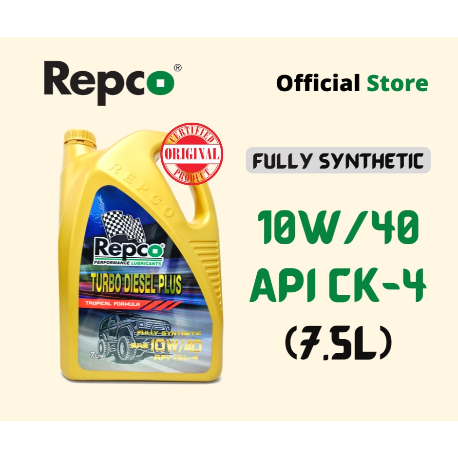 Repco Turbo Diesel Plus 10W/40 API CK4 Fully Synthetic Diesel Engine