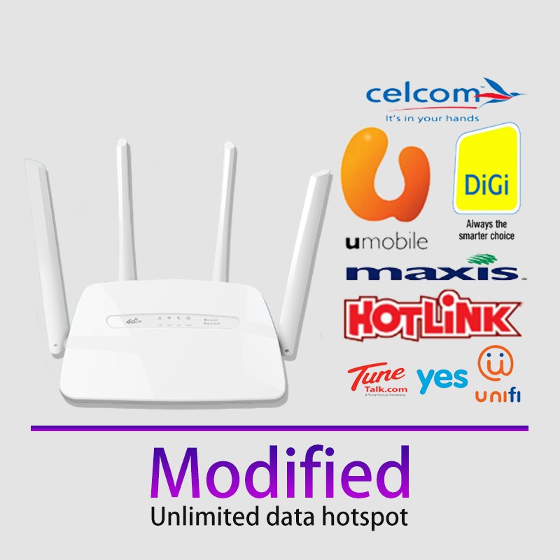 Modified Router 4G/LTE CPE Portable unlimited data hotspot ...