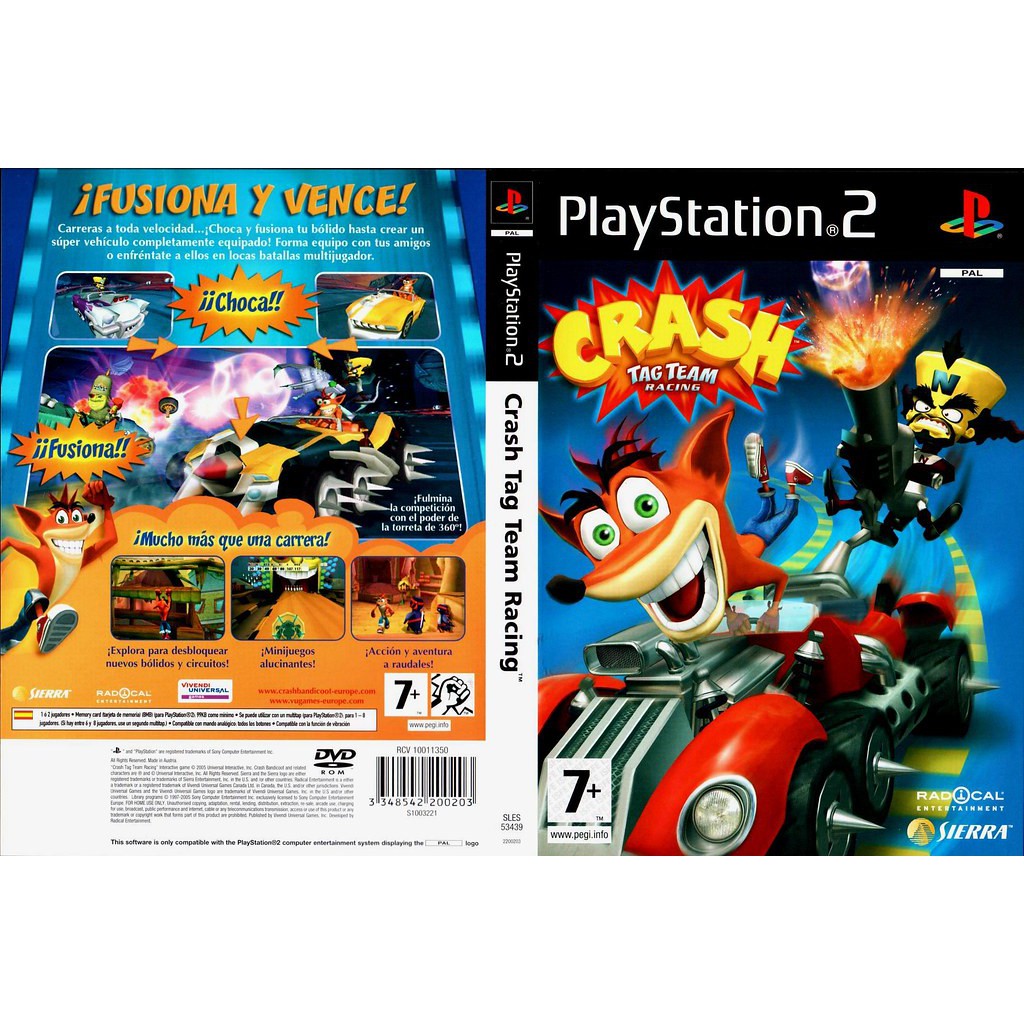 crash racing ps2