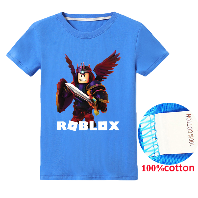 Roblox 2020 Summer Baby Clothes Boys T Shirt Children Cotton T Shirt Kids Costume Clothing Shopee Malaysia - cute blue dino shirt roblox