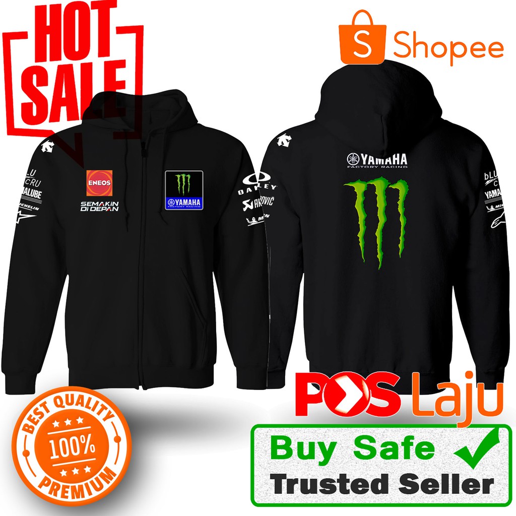 black yamaha hoodie