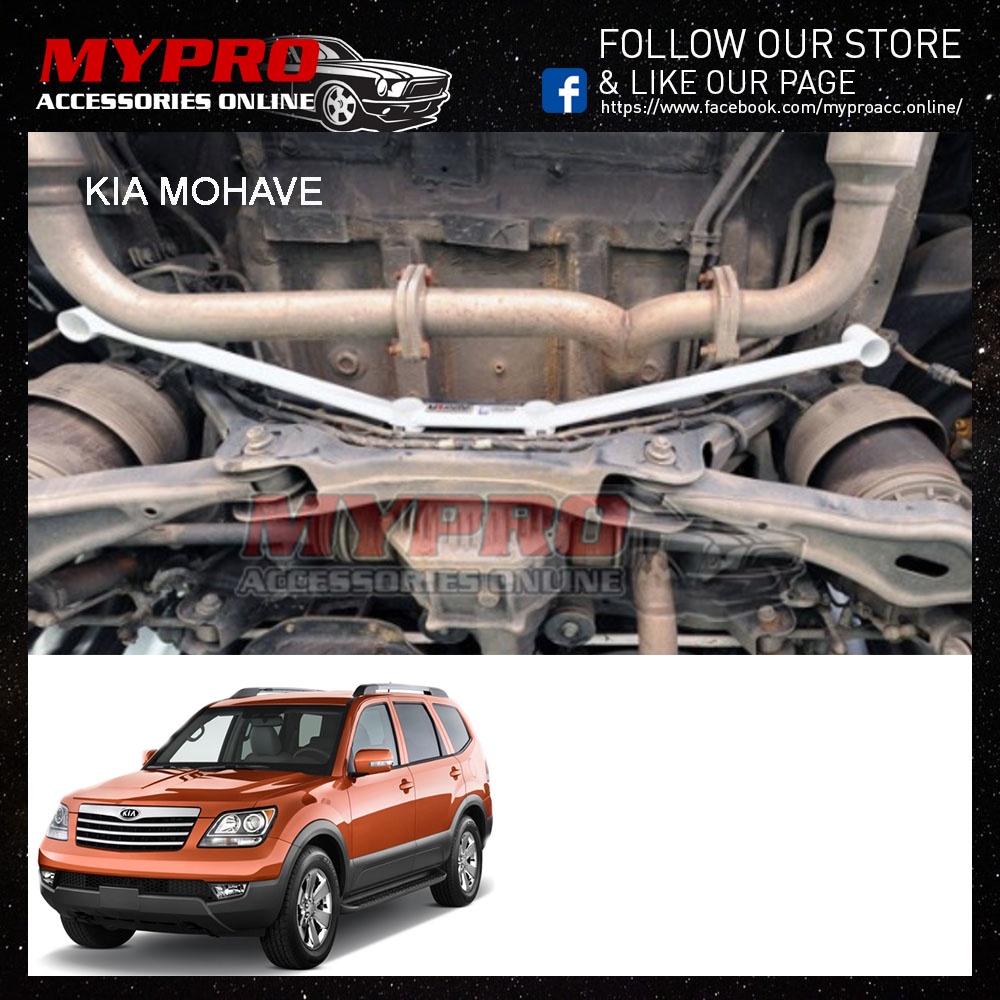 KIA MOHAVE  '09, v8 '09 (4WD) Rear Lower Bar URKR-RL4-2197  100%Original Ultra Racing Bar | Shopee Malaysia