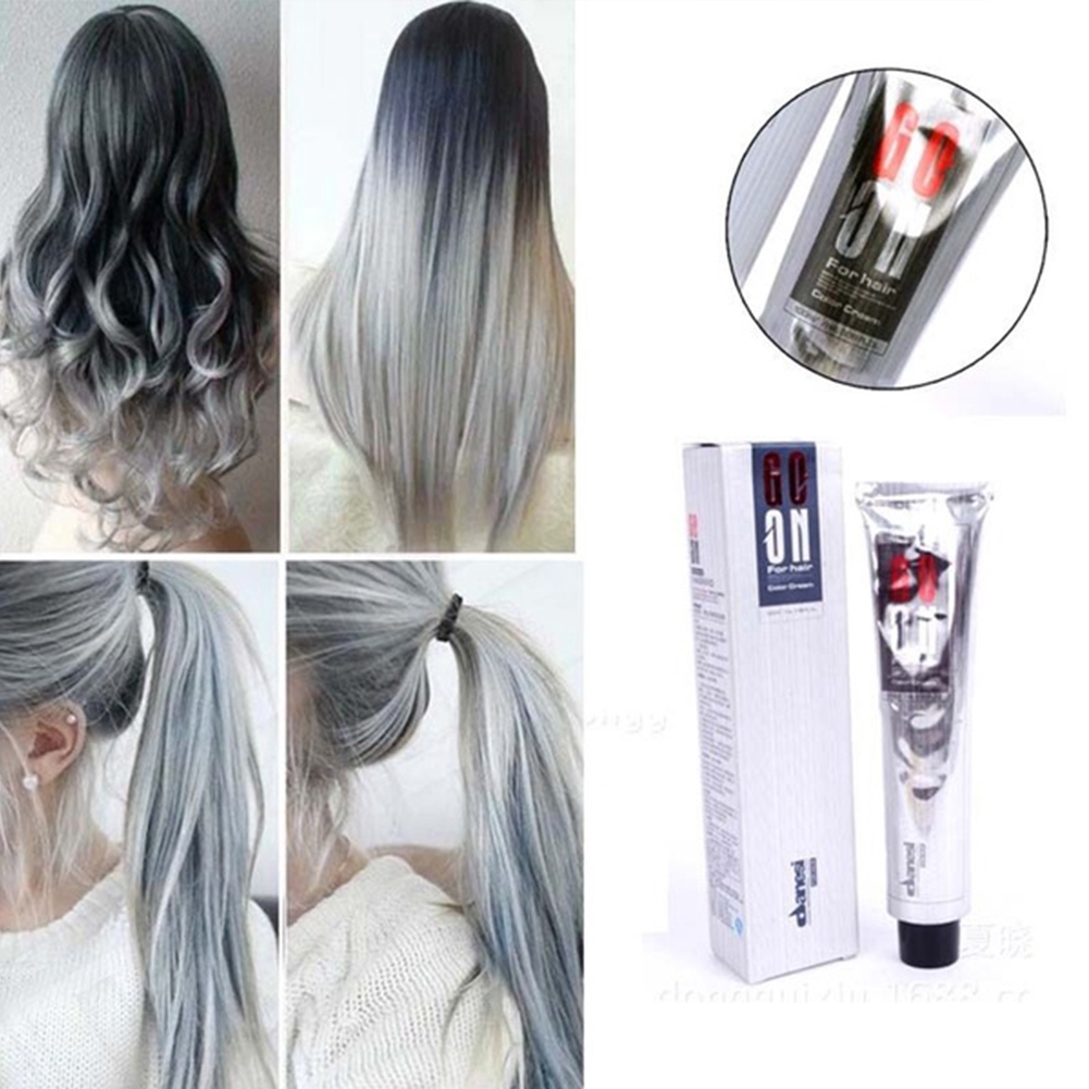 Royal Permanent Grey Lilac Silver Smokey Hair Dye Colour Cream