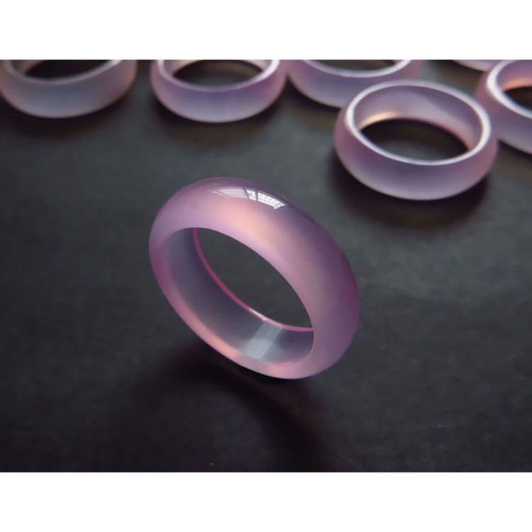 pink jade ring