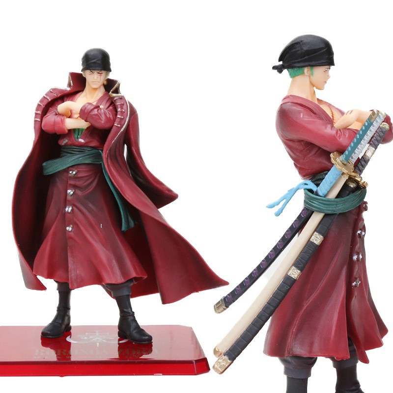 15cm One Piece Film Z Roronoa Zoro Red Battle Bress Ver Pvc Action Figure Toys Shopee Malaysia