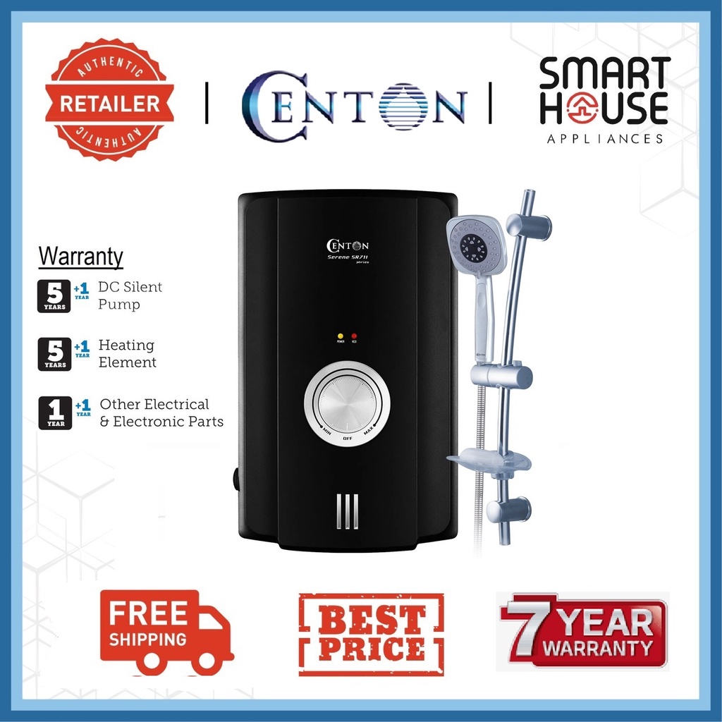 CENTON SR711ESP / SR711ESPRS Instant Shower Water Heater Serene