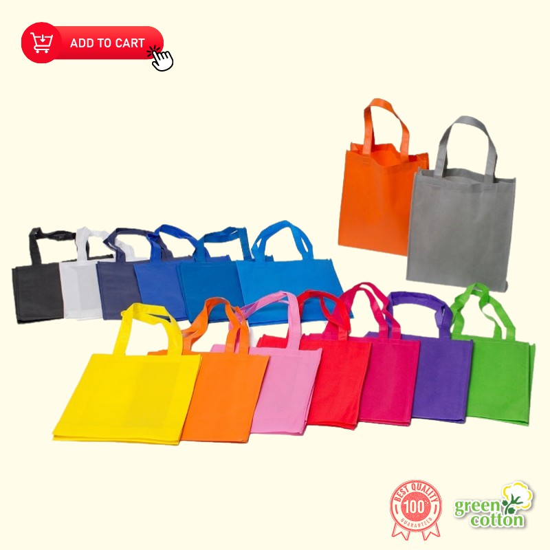 Eco Friendly Non Woven Tote Bag A4 Size Shoe Grocery Shopping Clothes Tuition School Gift Merchandise Recycle Beg NWB066