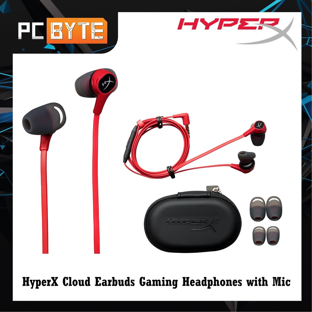 hyperx cloud earbuds shopee