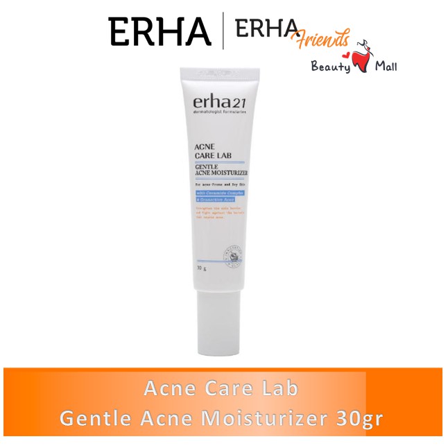 erha21 acne care lab gentle acne moisturizer