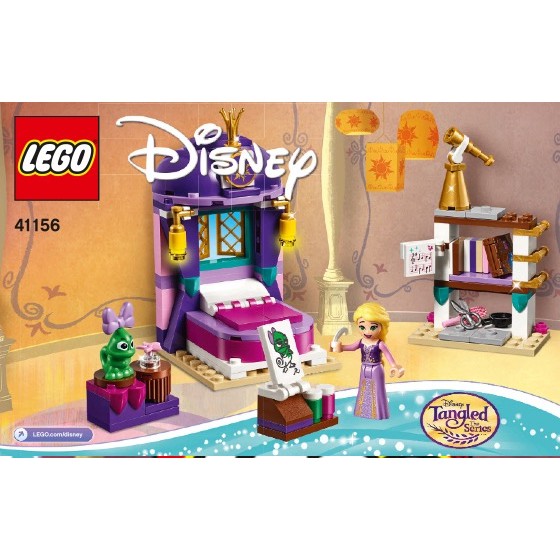 lego disney princess rapunzel's castle bedroom 41156