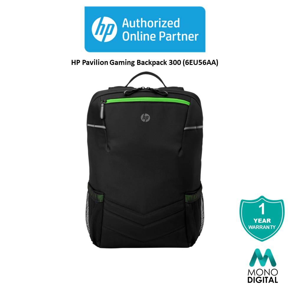 Hp Pavilion Gaming Backpack 300 6eu56aa Shopee Malaysia 6738