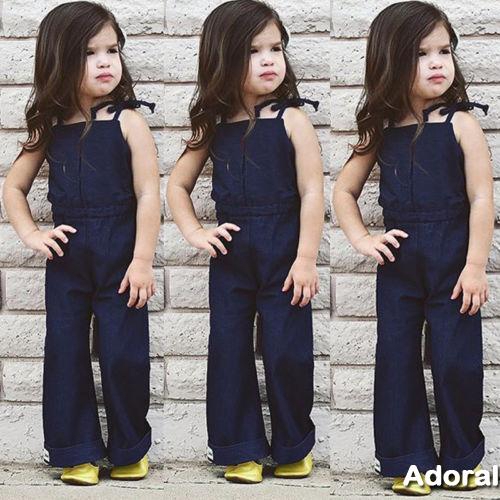 denim jumpsuit for baby girl