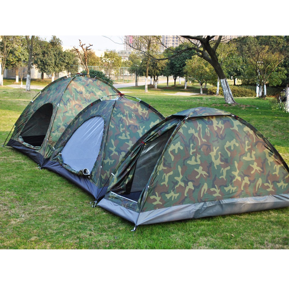 Outdoor Camping Tent, Waterproof Camouflage Tent /Camping Tent /Single /Double /3-4 Person Camping Waterproof Tent