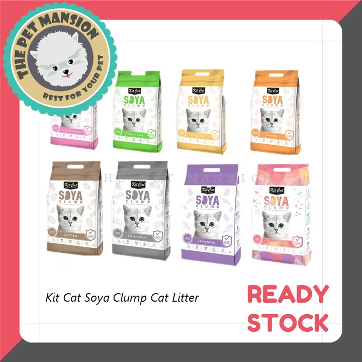 KIT CAT Soya Clump Cat Litter 7L Cat Litter /(Tofu Litter)(kitcat