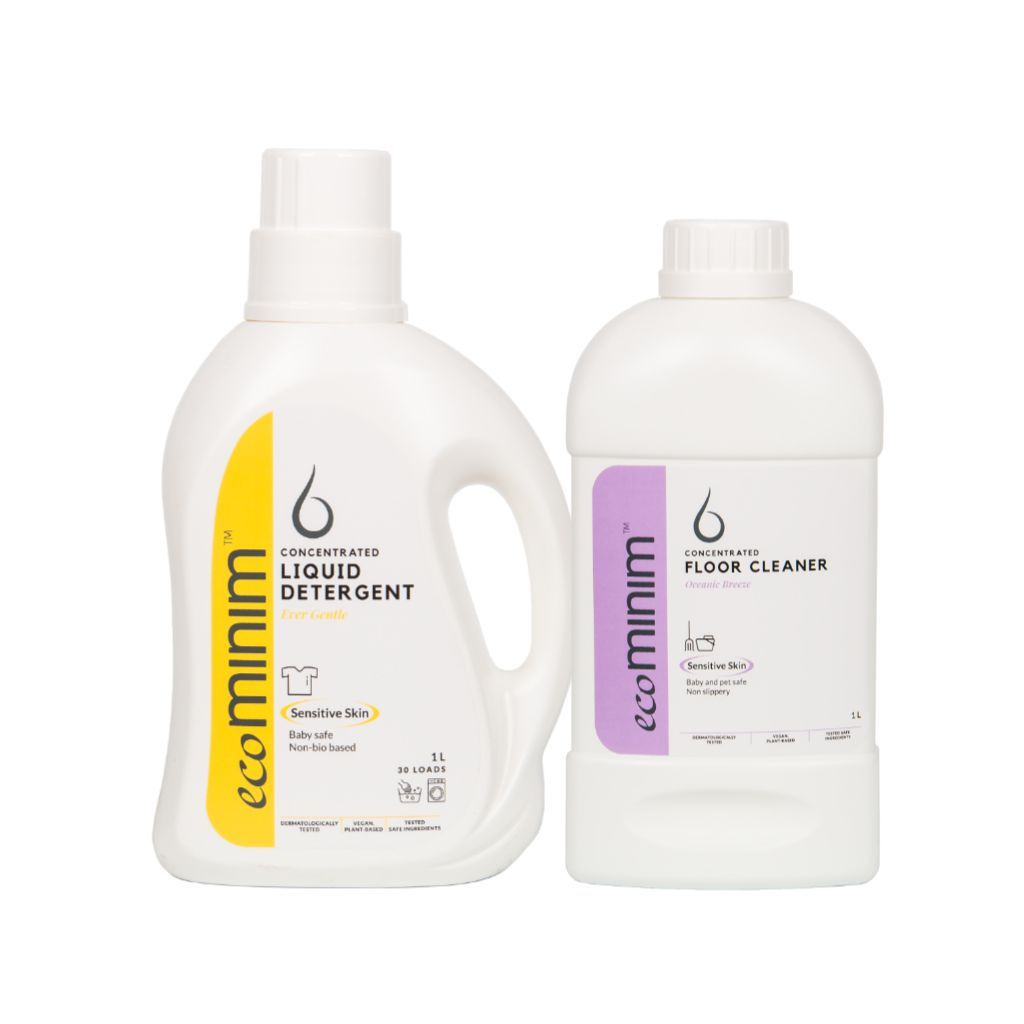 [BUNDLE PACK] Eco Friendly Liquid Detergent (1L) + Floor Cleaner (1L