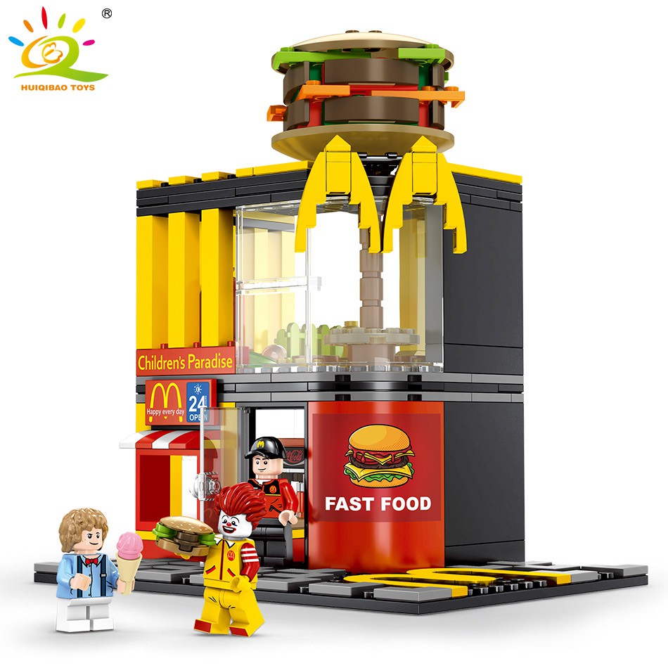 lego burger shop