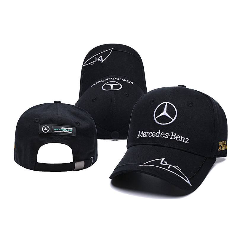 Nouveau modèle Benz ² Logo Broidery AMG Voiture Cap Sport Chapeau de Base-Ball réglable en Plein air 