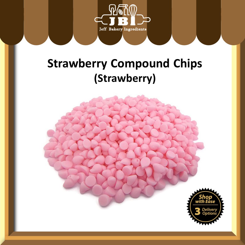 Strawberry Compound Chip 250 / 500g