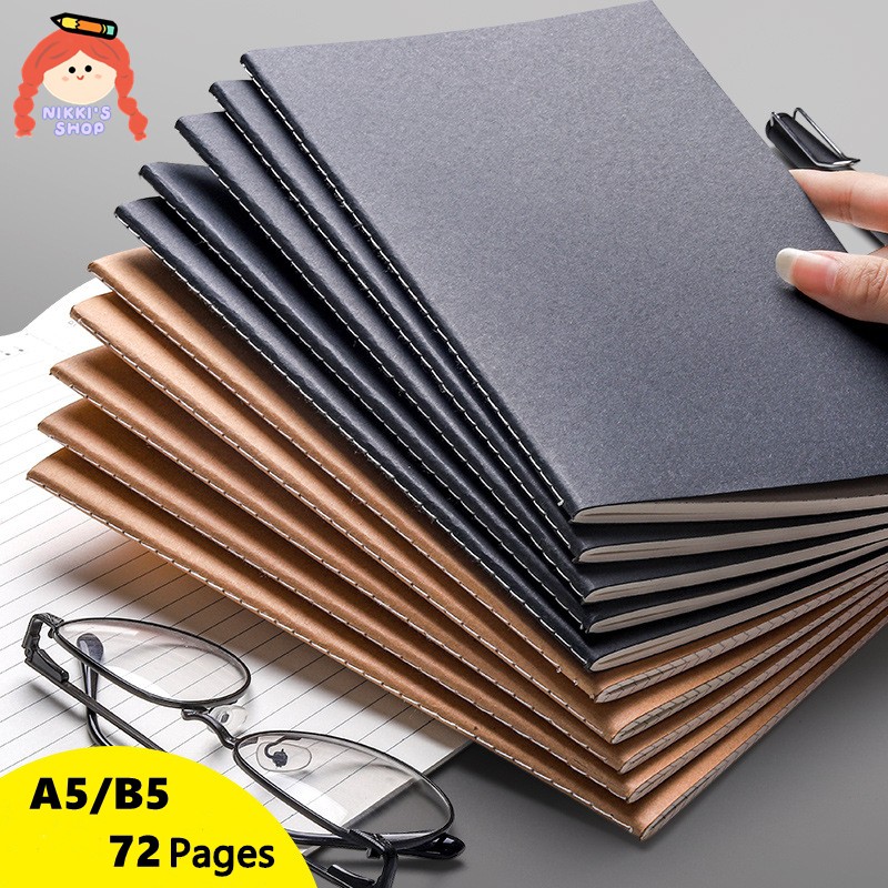 NIKKI A5/B5 Grid/Line/Blank Notebooks/Exercise Notebooks-72pages | Shopee  Malaysia