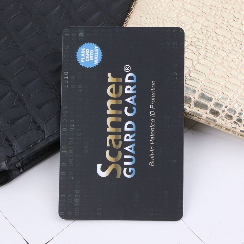 FUN☀ *J❤*READY STOCK Credit Card Protector RFID Blocking NFC Signal Shield Secure For Passport Case Purse