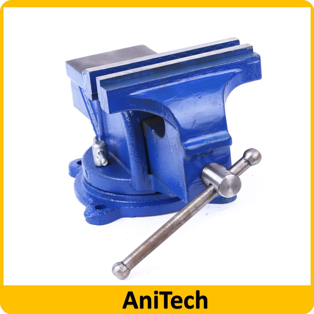 4/5/6" Swivel Bench Vice Vise Jaw Clamp Heavy Duty Jaw Working Area 