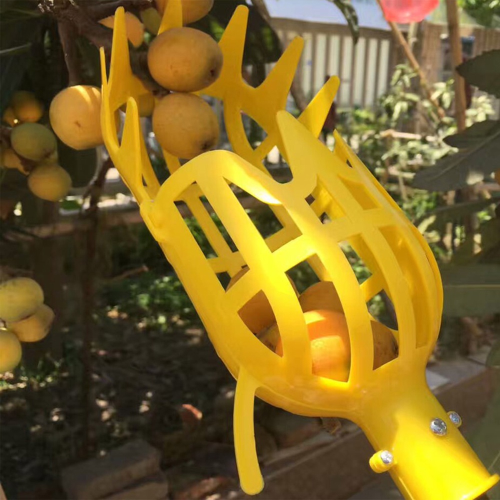 High-altitude fruit picker picking garden basket fruit picker head multi-color plastic fruit picking tool agricultural catcher bayberry jujube picking supplies