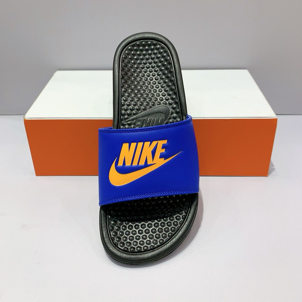 nike slippers yellow