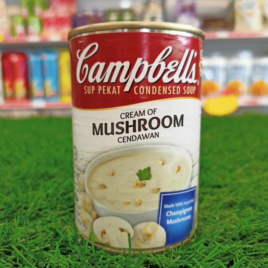 Sup Pekat Cendawan Ayam Campbell S 290gä¸¨condensed Soup Cream Of Mushroom Chicken Ready Stockä¸¨è'èæ±¤ é¸¡æ±¤ ç°è´§ Shopee Malaysia