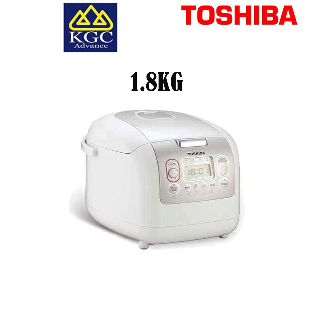 Toshiba (1.8L) Rice Cooker Digital Multipurpose RC-18NMFIM (W) | Shopee ...