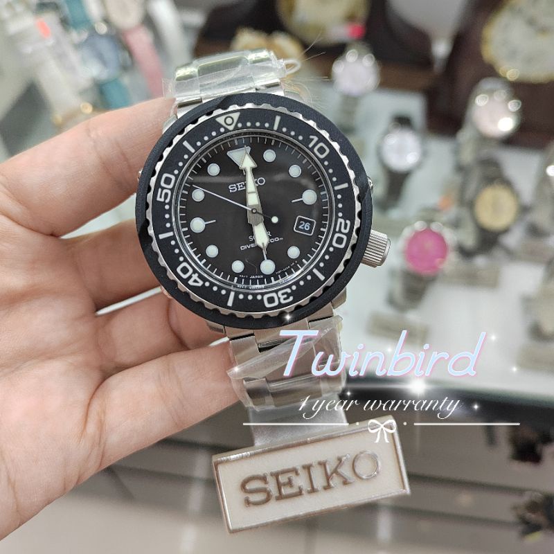 SEIKO Prospex Quartz Solar Men's Diver Watch SNE497P1 | Shopee Malaysia
