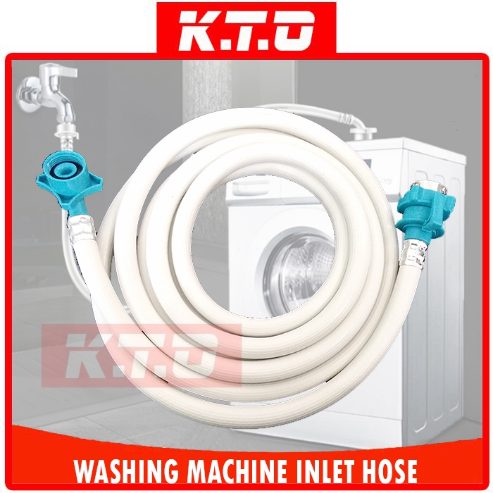 FLEXIBLE WASHING MACHINE INLET with JOINT CONNECTOR INLET ADAPTER PIPE