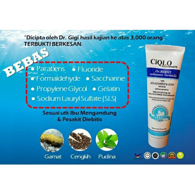 Buy Toothpaste Ciqlo Toothpaste Dr Rodzi Advance Formula Ubat Gigi Ciqlo Dr Rodzi Advance Formula Seetracker Malaysia