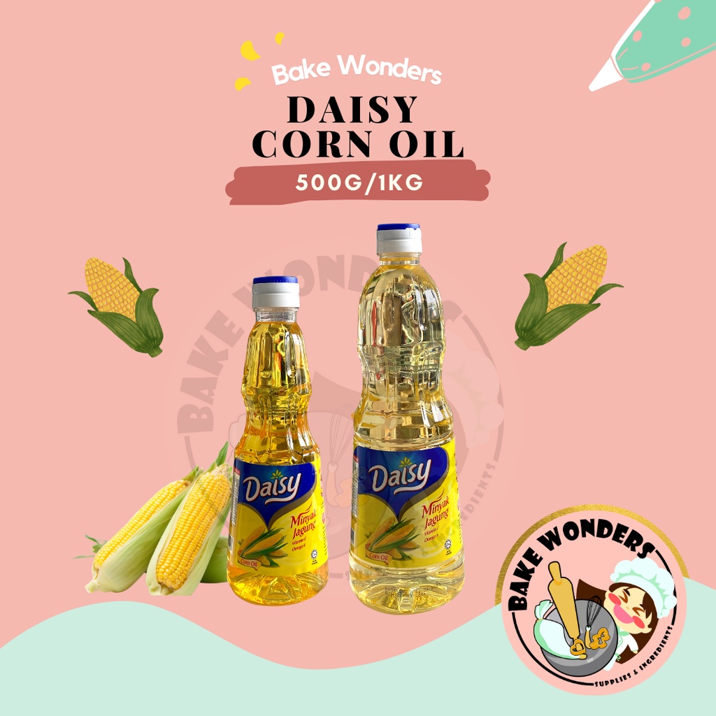 Daisy Corn Oil [1KG/500G]/Corn Oil/Daisy Oil/Minyak Jagung/Omega 6 Oil Shopee Malaysia