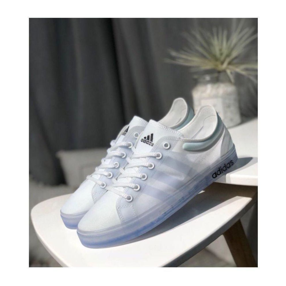 adidas neo cloudfoam transparent sneakers