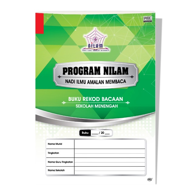 Buku Rekod Membaca Program Nilam Shopee Malaysia