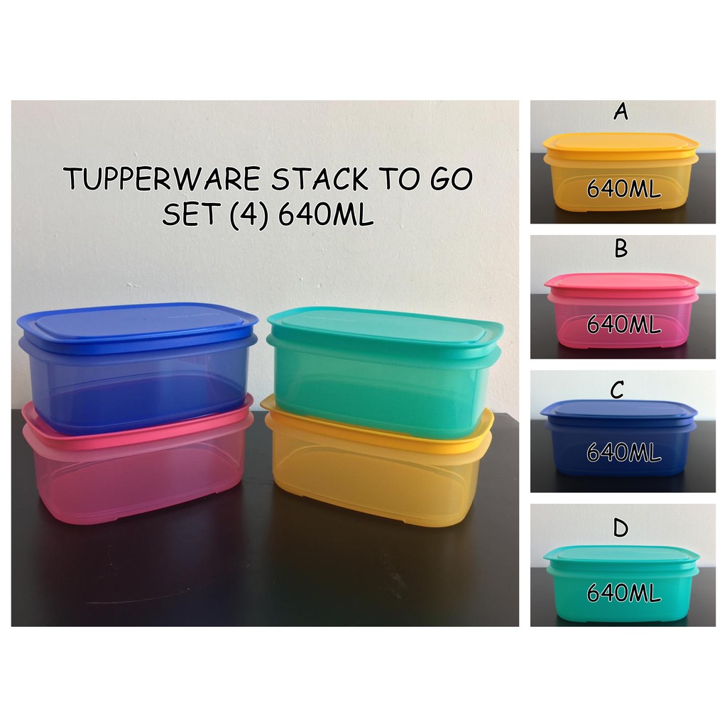 Tupperware Stack to Go (640ml) | Shopee Malaysia