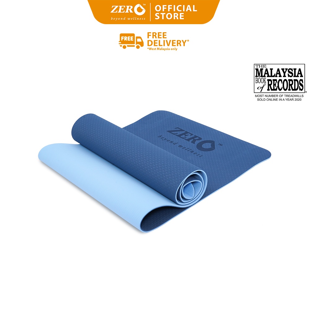 Zero Healthcare Yoga Mat 6mm Premium Essential TPE