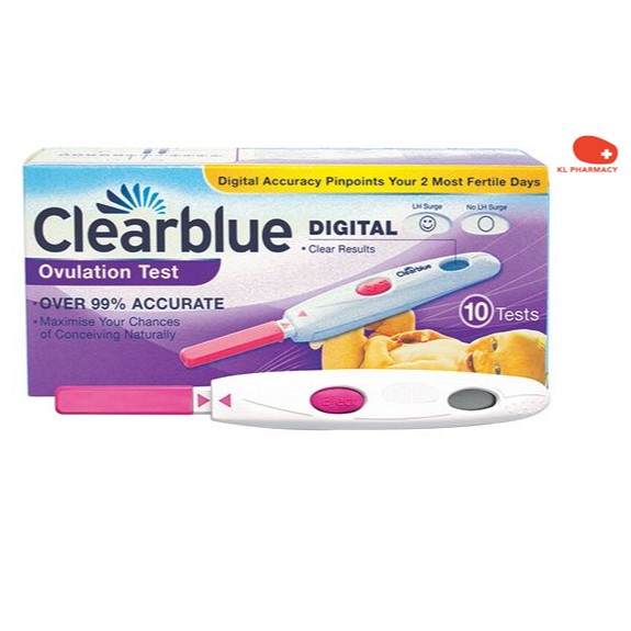 Ready Stock Clearblue Digital Ovulation Test 10 Tests Shopee Malaysia 