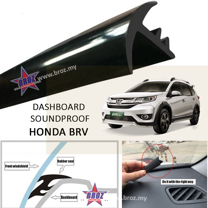 Buy Honda BRV T Shape Car Sound Insulation Sound Proof Rubber 