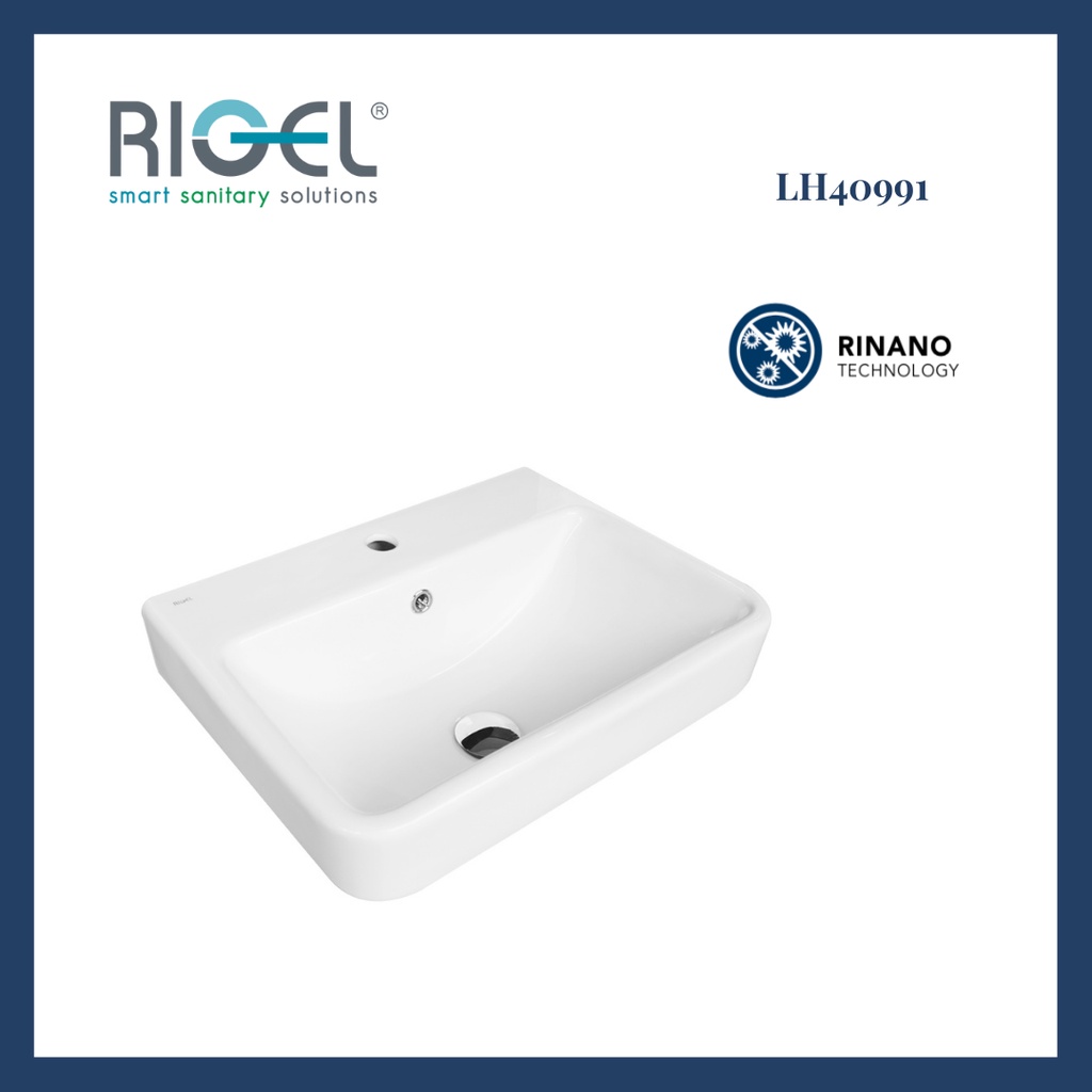 RIGEL Ceramic Wall Hung Toilet Basin LH40991 Shopee Malaysia