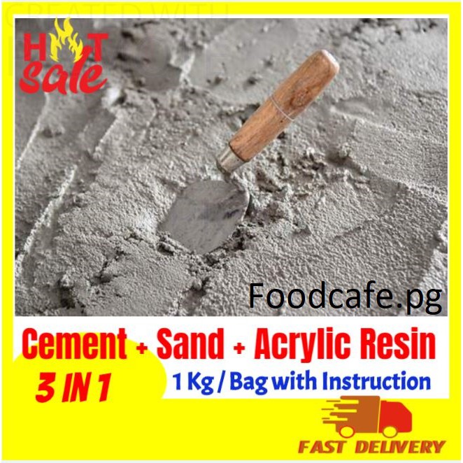 Sales 3 In 1 Ready Mix Cement 1kg Bag Simen Siap Campur 洋灰 Premix Cement Plaster Senang Guna Shopee Malaysia