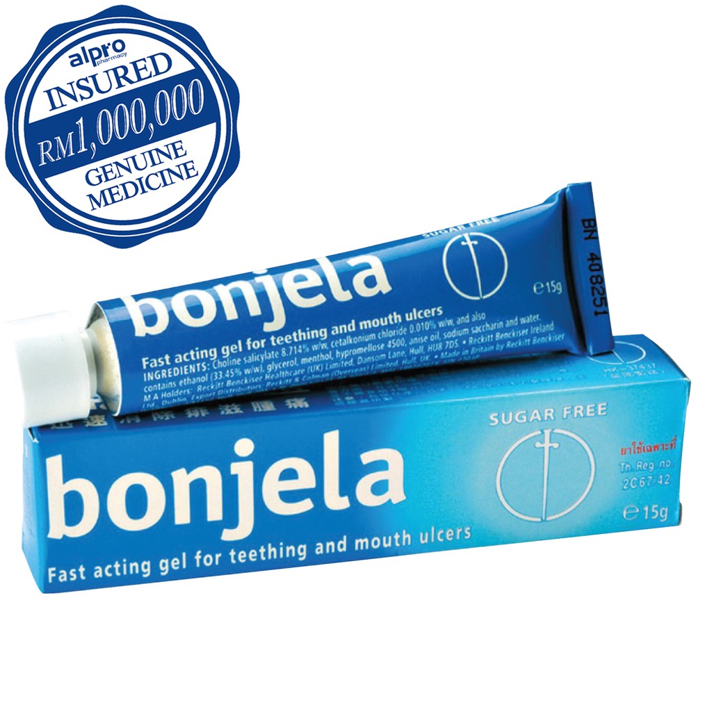 Bonjela Gel For Mouth Ulcer 15g | Shopee Malaysia